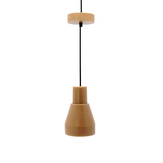 Pendant Light_wheat bran_Biowaste Material