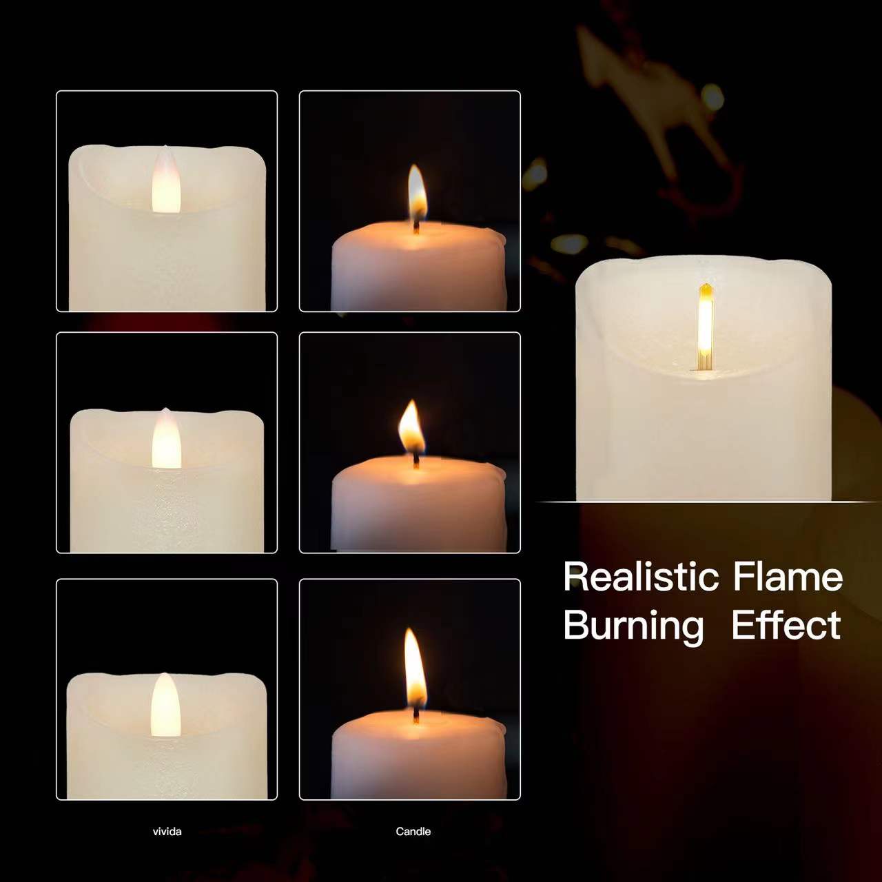 LANOVA - VIVIDA - LED Flameless Candle